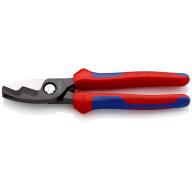 Coupe-câbles bi-matière pour Ø20mm/70mm² KNIPEX - lg 200mm