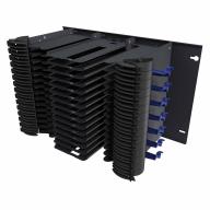 Chassis Lisa 2U 19" 4 Slots Patching noir H+S