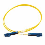 Jarretière optique DX LC/UPC-LC/UPC G.657A2 Ø 2,0mm Jaune Lg 1,0m