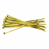 Collier de serrage jaune en nylon - 142 x 3,2mm - Quantité 100