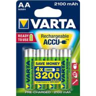 Accu VARTA LR6/AA 2100mAh 1,2V - Blister de 4