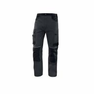 Pantalon de travail gris / noir - genoux préformés Optima T.L