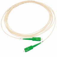 Cordon optique SX SC/APC-SC/APC G.657A2 Ø2,0mm Blanc Lg 4,5m