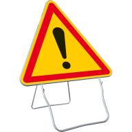 Panneau temp AK14 700 Cl.1 "Attention" + PL