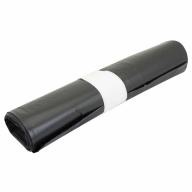 Sacs poubelle noirs 110 L à liens classiques - Rouleau de 25 sacs