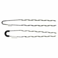 Ancrage spiralé aluminium pour câble ADSS Ø 6,2–7,8 mm – AADE 0620T – jaune