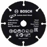 Disque à tronçonner carbure polyvalent Carbide BOSCH - 76 x 1 mm
