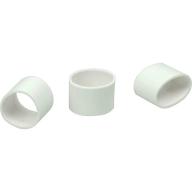 Bague PLIO Markers Ø10mm Lg 10mm blanc /Qté 100