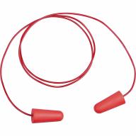 Bouchons oreilles rouges SNR 36dB avec cordelette EVOLUTION - Quantité 200