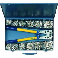 Coffret pinces + cosses tubulaires non isolées