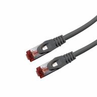 Cordon RJ45 CAT6A SSTP LSZH gris Snagless avec fiche de test Lg 1, 5m