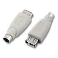 Adaptateur USB femelle vers PS/2 mâle monobloc