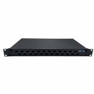 Tiroir 19" coulissant 1U 24 SC SX/LC DX vide