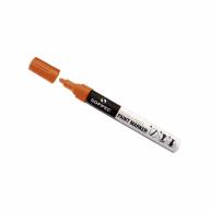Marqueur bille de peinture indélébile orange /Qté 12