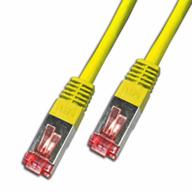 Cordon RJ45 CAT6 SSTP AWG26 LSZH jaune Lg 7m