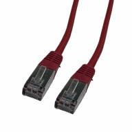 Cordon RJ45 CAT6 FTP AWG26 LSZH Rouge Lg 0,25m