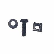 Kit écrou + rondelle + vis - M6x20mm - vendu par 50