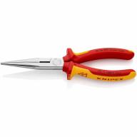 Pince demi ronde droite KNIPEX - Longueur 200mm - Isolée 1000V