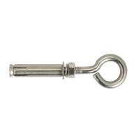DCS8 : Piton d'accrochage béton Ø 8mm inox avec cheville à expansion