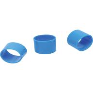 Bague PLIO Markers Ø8mm Lg 10mm bleu /Qté 100