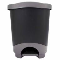 Poubelle à pédale 25L noire