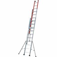 Échelle 3 plans dont 1 en fibre Tubesca EN131- Hauteur 6,90m