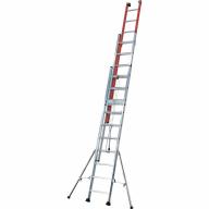 Échelle 3 plans dont 1 en fibre Tubesca EN131- Hauteur 6,90m