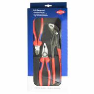 Coffret de 3 pinces KNIPEX - coupante, universelle, multiprise