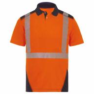 Polo haute visibilité 135g/m² MC orange T2S T.XXXL