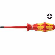 Tournevis pozidriv WERA pour vis bornier fente/PZ2 - Isolé 1000V