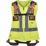 Harnais 2 pt accroche + gilet haute visibilité Jaune Classic T.XL/XXL