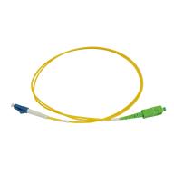 Jarretière optique SX LC/UPC-SC/APC G.657A2 Ø 2mm Jaune Lg 1m