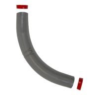 Ensemble gaine massif D90 – Protection mécanique des câbles – 750 x 600 x 90 mm gris