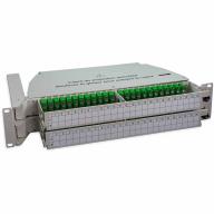 Tiroir 19" pivotant modulaire 2U 96FO SC/APC G.657A2 ouv droite