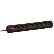 Bloc 8 prises + T Cable 3G1.5mm ² + Interrupteur - longueur 3m
