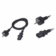 Cordon secteur 2P+T droit / C13 droit Lg 0,60m