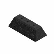 Bloc caoutchouc pour fixation sur toit terrasse - Lot de 12