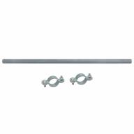 Barre Ø 51mm longueur 1500mm + colliers pour vérin à colonne