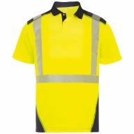 Polo haute visibilité 135g/m² MC jaune T2S T.S