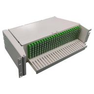 HSD - Tiroir optique rotatif en métal 4U - 144T x SC/APC + pigtails