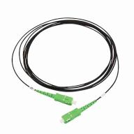 Jarretière optique simplex SC/APC-SC/APC G.657A2 Ø1,6mm Noir Lg 5,0m