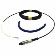 BRK préconfectionné 1 fibre optique LCU-R2CT/LCU G.652D avec fanout 2,0 m – câble 10,0 m