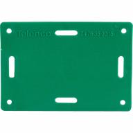 ETIQV : Etiquette de repérage rectangulaire verte /Qté 100