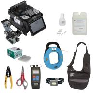 Pack D3 Access complet – Kit soudeuse TED + outils fibre optique – Cliveuse, aiguille, multimètre, lampe, accessoires FO