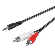 Cordon audio stéréo Jack 3.5 M/2 x RCA M - 3m - blindé - Accessoire réseau professionnel