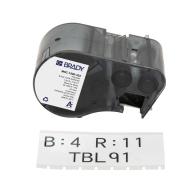 Etiquette BRADY BMP51/M510/M511 B-422 - 38.10mm x 7,62m - Noir sur blanc