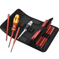 Jeu tournevis porte embout isolé 1000V WERA + 16 pièces embouts