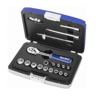 Coffret douilles et accessoires 1/4" – 19 pièces – EXPERT by Facom – E030700