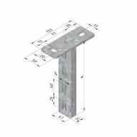 Pendart pour chemin de câble 400mm