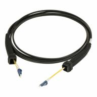 Breakout préconnectorisé 2FO FTTA LCD/UPC-LCD/UPC Ø5.0mm G.657A2 Noir Lg70m
